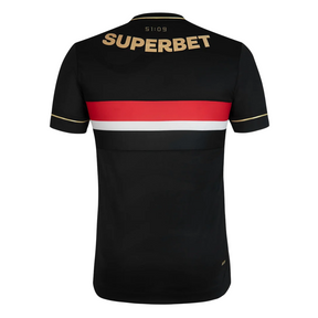 Camisa São Paulo III 25/26 - Torcedor Masculina - Preta e Dourado [PRÉ-VENDA]